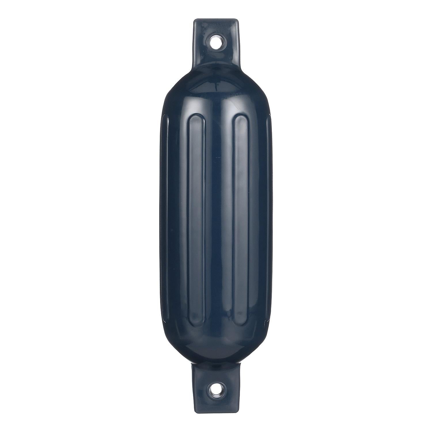 Seachoice DE79232S 79091 Twin Eye Ribbed Fender, Blue, 6.5 x 23"