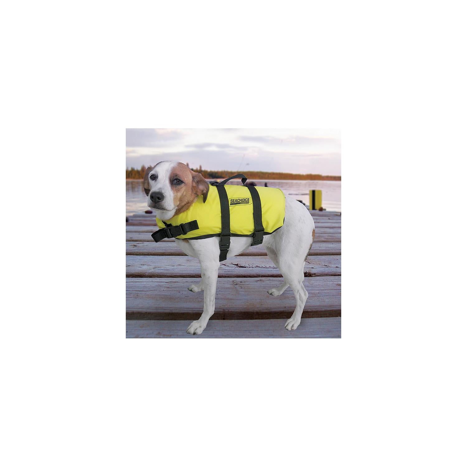 Seachoice DV-2XS-86300 Dog Life Vest Yellow, XXS