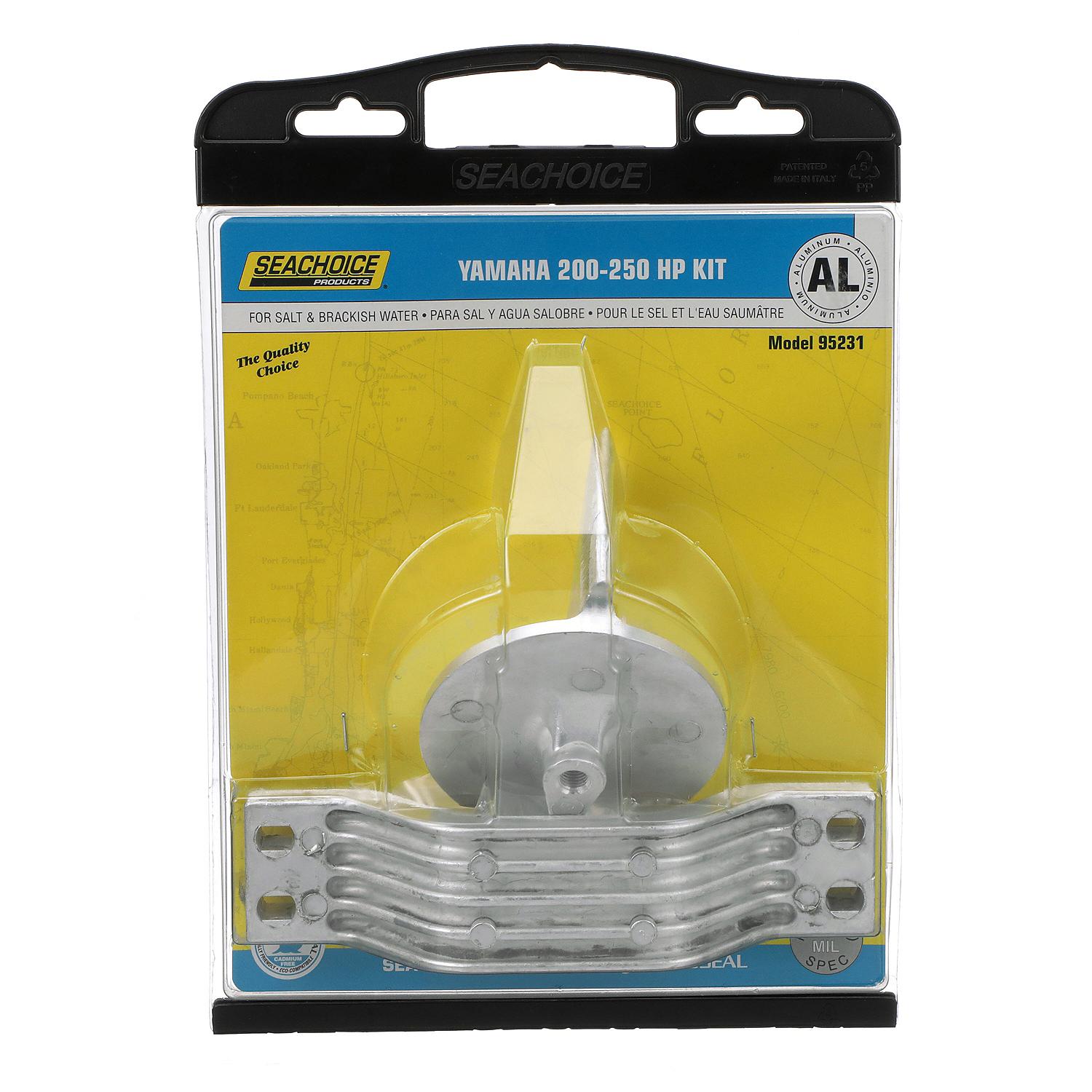 Seachoice 50-95231 Aluminum Anode Kit For Yamaha 200-250 HP