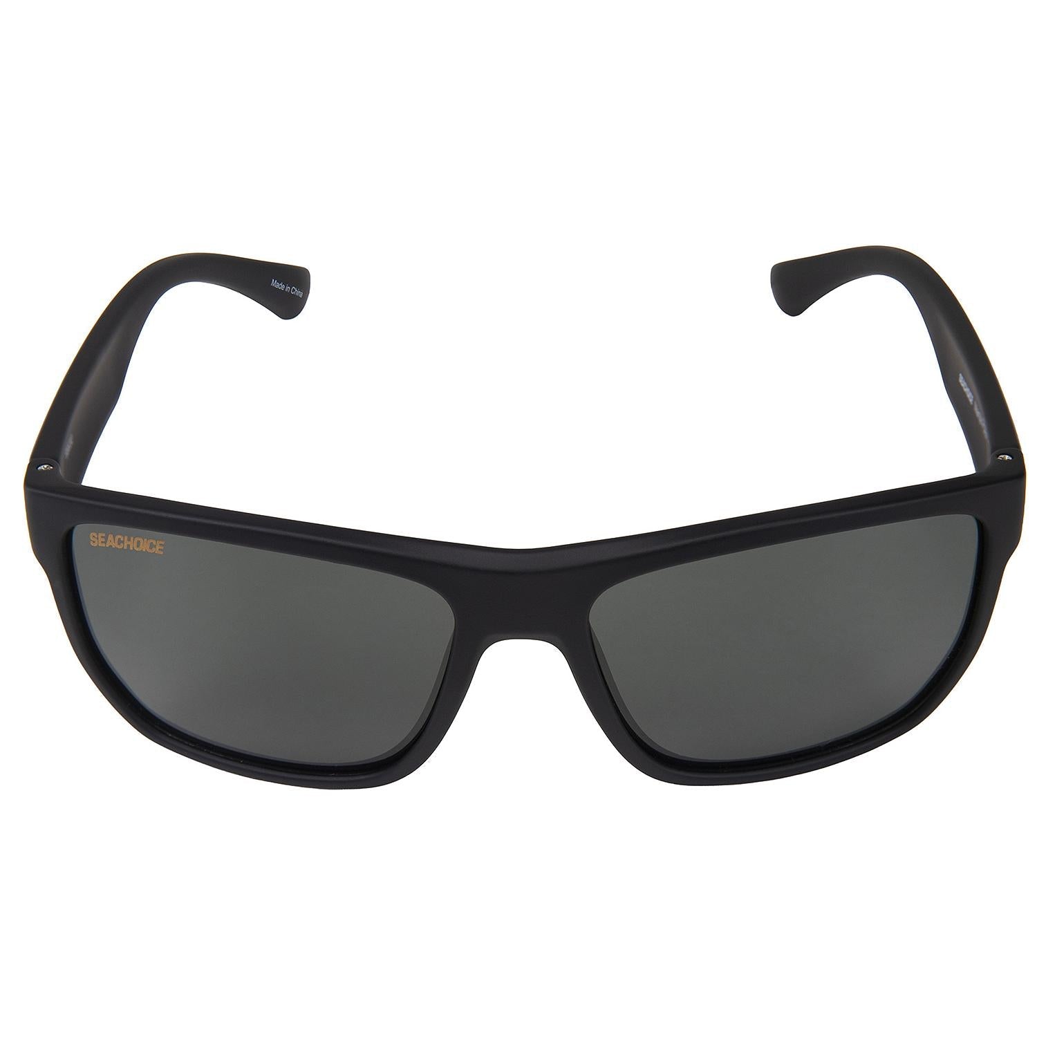 Seachoice YP120315002000 98830 "Manta" Floating Polarized Sunglasses, Frame: Matte Black, Lens: Grey