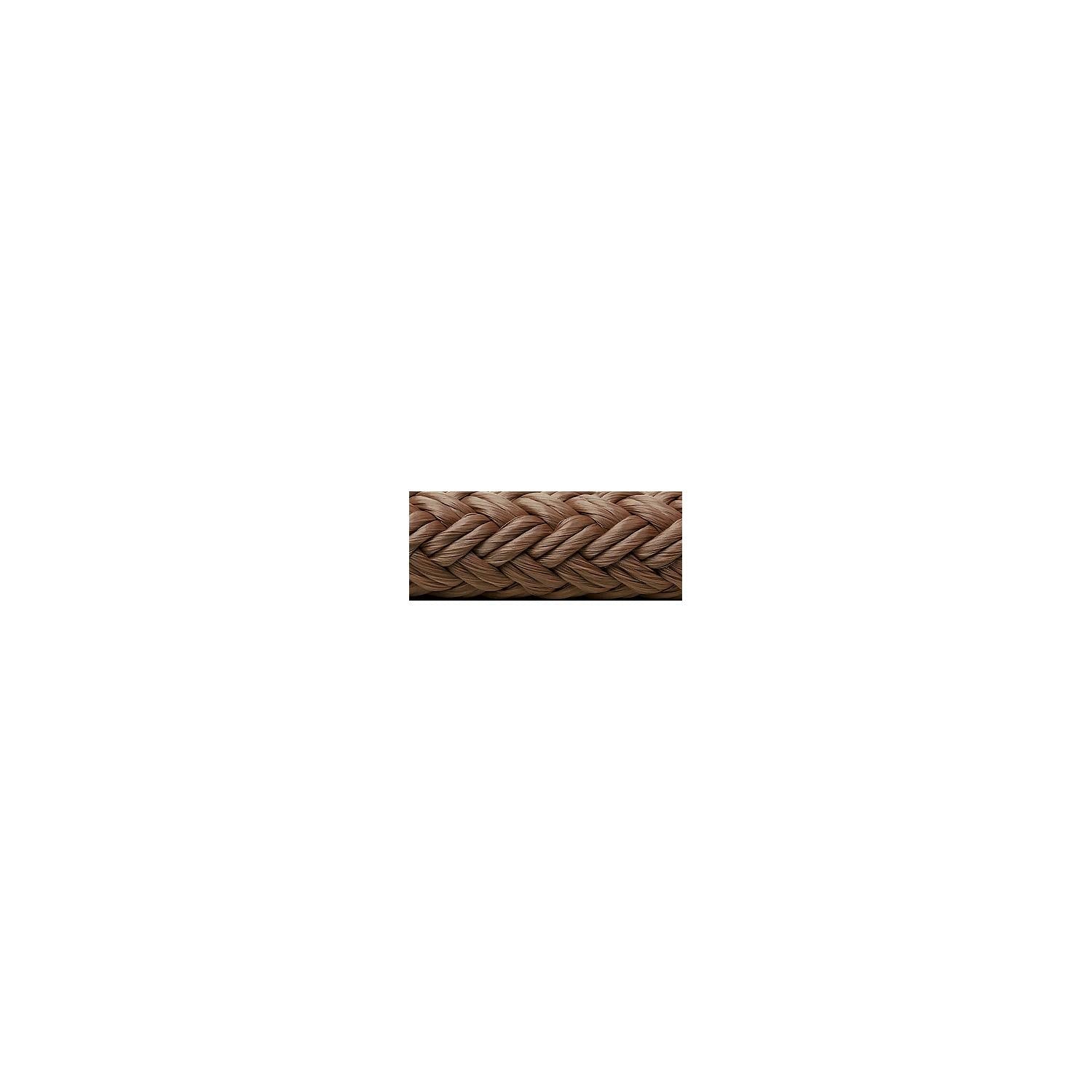 Seachoice Double-Braid Nylon Dock Line w/ Eye Splice, Pre-Shrunk, Heat Stabilized, 1/2 In. X 25 Ft., Burgundy