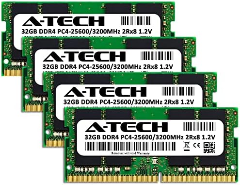 A-Tech 16GB DDR4 3200 MHz SODIMM PC4-25600 (PC4-3200AA) CL22 Non-ECC Laptop RAM Memory Module|B08KTSCYS6