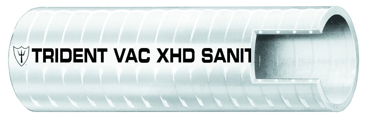 Trident Marine 148-1146 Trident VAC XHD Sanitation Hose, 1-1/4" x 50'
