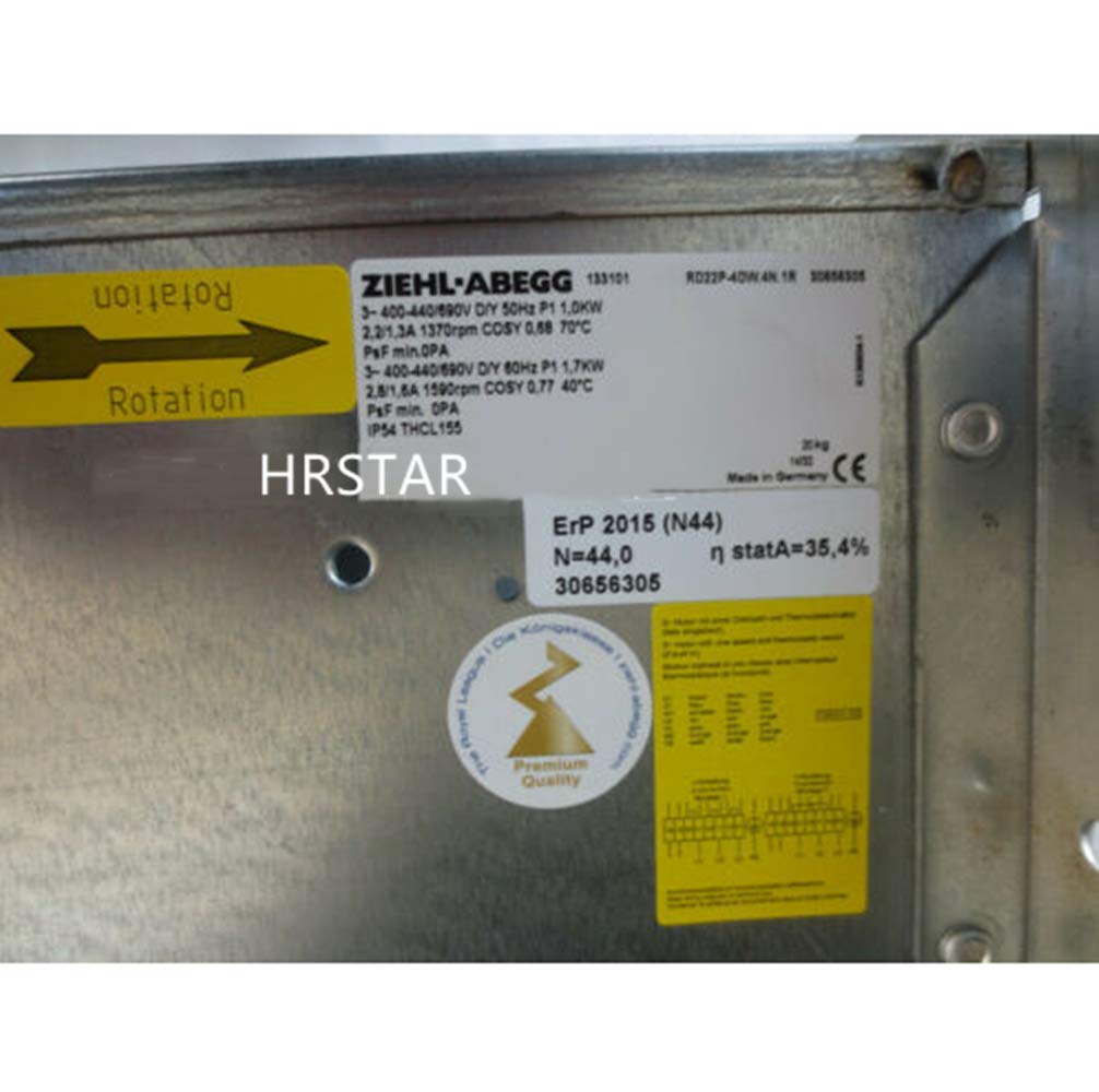 Original Ziehl-abegg RD22P-4DW.4N.1R Centrifugal Fan AC400/690V ABB Inverter Fan - aloinfousa.com