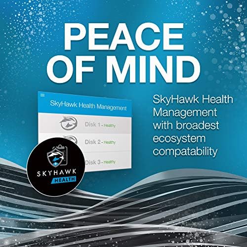 Seagate Skyhawk 4TB Video Internal Hard Drive HDD – 3.5 Inch SATA 6Gb/s 64MB Cache for DVR NVR Security Camera System with Drive Health Management and in-House Rescue Services (ST4000VXZ16/016)|B0B1JPYH2Z
