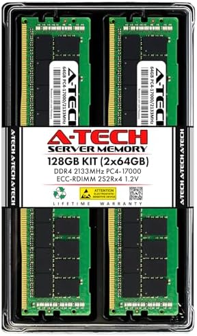 A-Tech 32GB Kit (2x16GB) DDR4 3200MHz PC4-25600 ECC RDIMM 2Rx8 Dual Rank 1.2V ECC Registered DIMM 288-Pin Server & Workstation RAM Memory Upgrade Modules (A-Tech Enterprise Series)|B0BPN6TWVB
