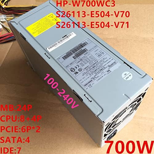 PSU for Siemens Hipro 700W Power Supply HP-W700WC3 S26113-E504-V70 S26113-E504-V71
