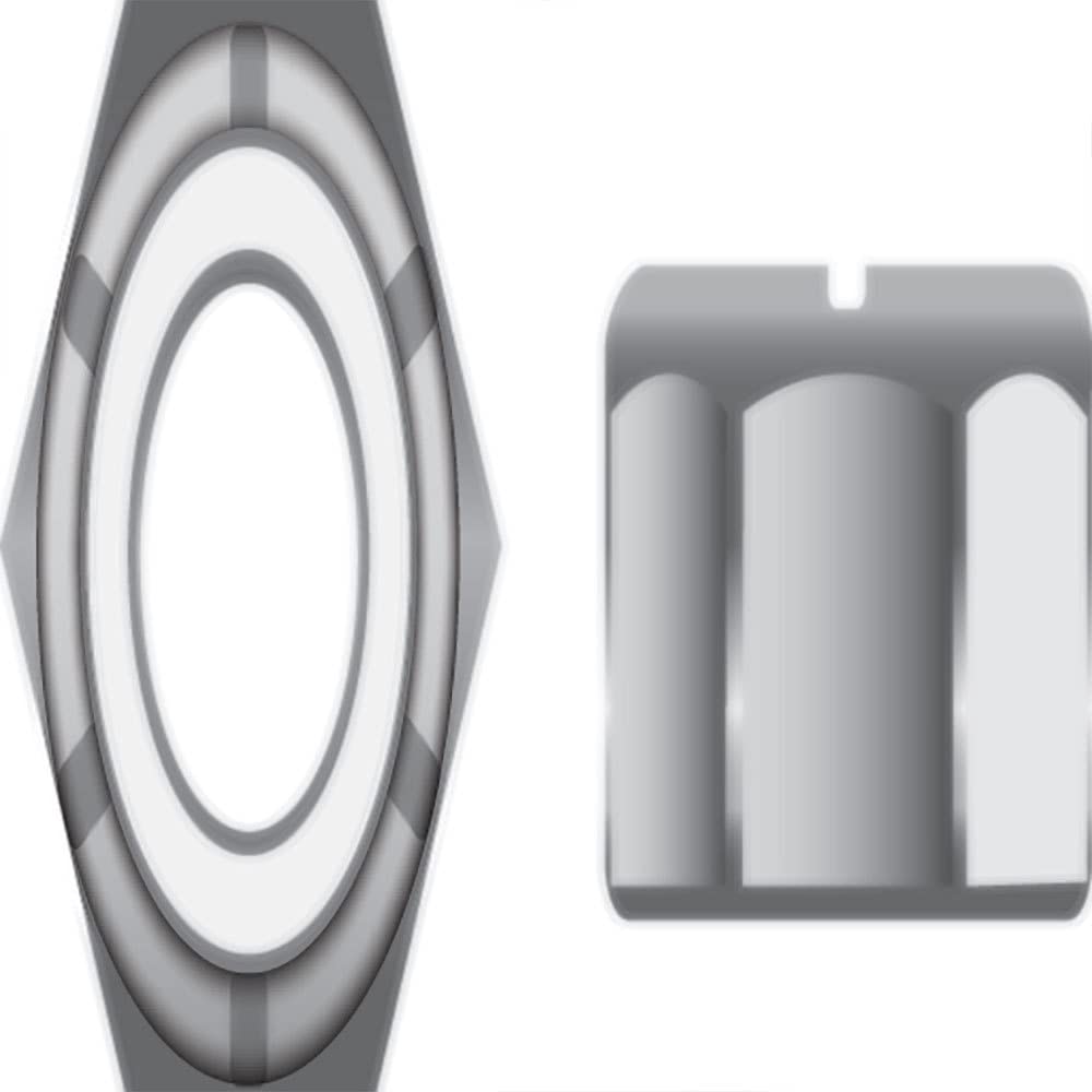 Seachoice MP1330SC Stainless Steel Nylon Insert Locknut, 6-32