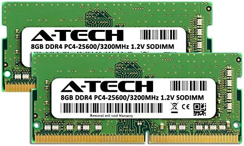 A-Tech 32GB (2x16GB) DDR4 3200 MHz SODIMM PC4-25600 (PC4-3200AA) CL22 Non-ECC Laptop RAM Memory Modules|B08KTRP13V