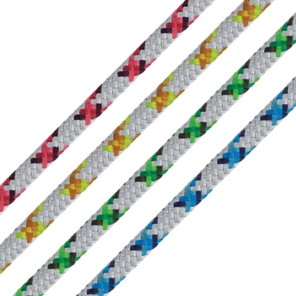 Samson Rope 4.35026E+11 Samson Rope 435026405030 Samson 435026405030 XLS3 Yacht, Braid, 13/32" (10mm) x 500', White w/Red Tracer