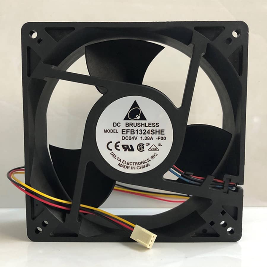 Delta EFB1324SHE 24V 1.38A 127 * 127 * 38MM high air Volume axial Flow Inverter Fan