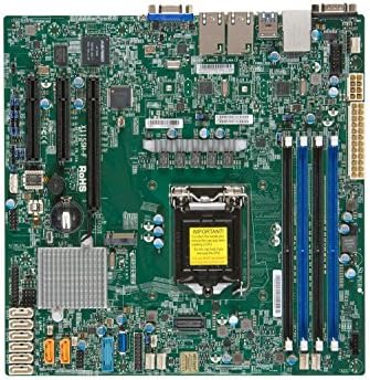 Supermicro Motherboard MBD-X11SSH-F-B Xeon E3-1200 v5 LGA1151 Socket H4 C236 PCI Express SATA MicroATX Bulk