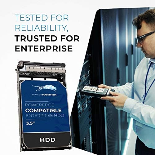 Water Panther 12TB 7200 RPM SATA 6Gb/s 3.5" HDD for Dell PowerEdge Servers | Enterprise Hard Drive in 13G Tray