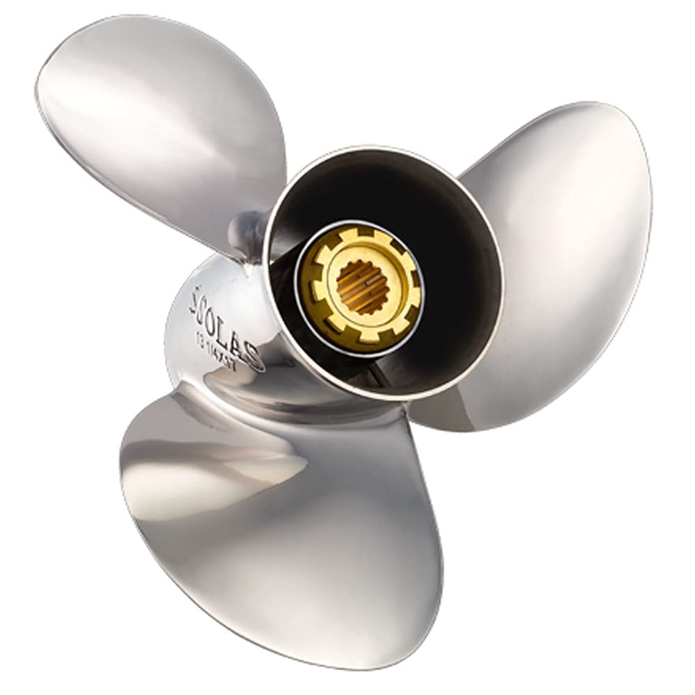 Solas Propeller 3431-138-13 Solas New Saturn SS 3-Blade Propeller for Yamaha