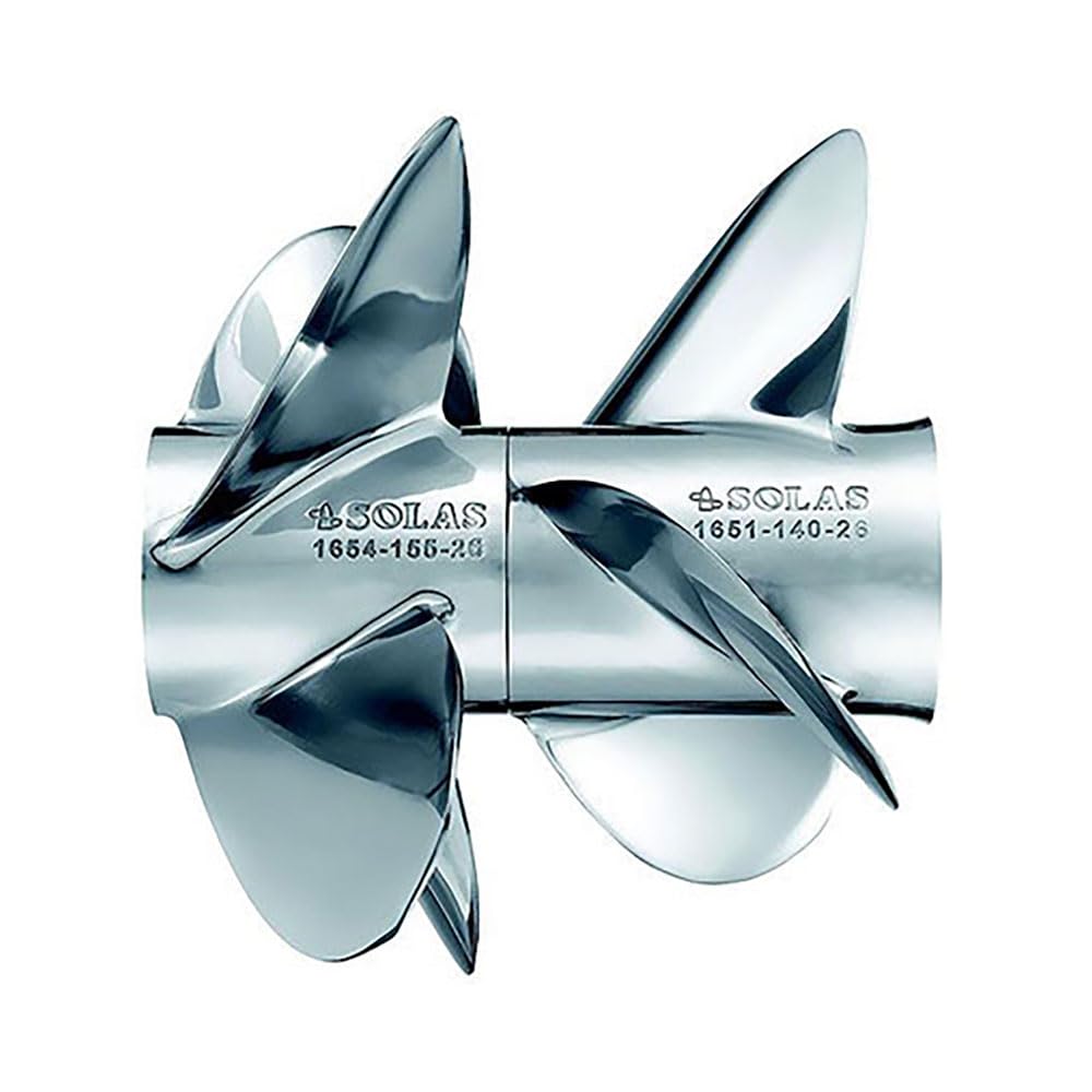 Solas Propeller 1651-138-28 Solas Dual Propeller for Mercruiser Bravo Three, SS, Rear