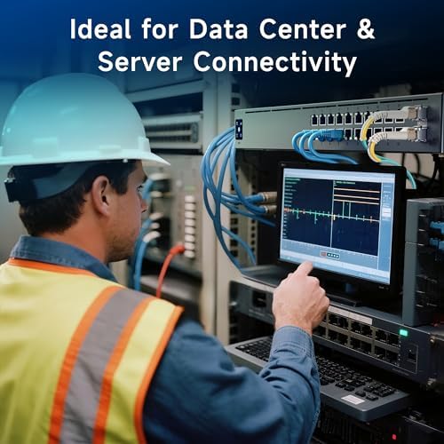 Cable Matters 2-Pack 10GBASE-SR SFP+ to LC Multimode 10G Fiber Transceiver Module, 10G, MMP Fiber, Up to 300m, for Cisco, Ubiquiti, TP-Link, D-Link, MikroTik, Netgear, Supermicro, HPE Aruba|B07TTKHG6T