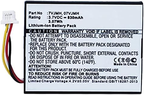 830mAh V7JMH, 70K80, H132V, T40JJ Battery Replacement Compatible with Dell PowerEdge M620, R320, R420, R520, R620, R720, R820, T110, T420 Server, PERC RAID H710, H710P, H730, H810, H830|B09XFJ1JLF