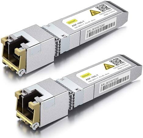 10Gtek 10GBase-SR SFP+ LC Transceiver, 10G 850nm Multimode SFP Module, up to 300 Meters, for Cisco SFP-10G-SR, Meraki MA-SFP-10GB-SR, Ubiquiti UniFi UF-MM-10G, Fortinet, Mikrotik and More, Pack of 10|B00ZCDDOPS