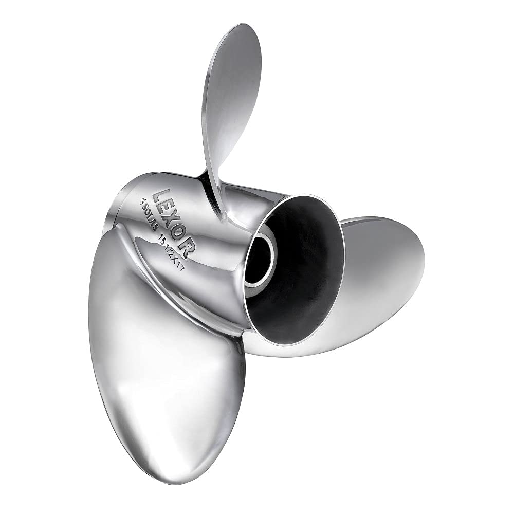 Solas Propeller 9571-158-15 Solas Rubex L3 SS Interchangeable Hub 3-Blade, Propeller