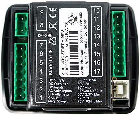 Graigar Original Deep Sea DSE3110 Generator Controller DSE 3110 Diesel Generator Genset Controller|B07S89FD5K