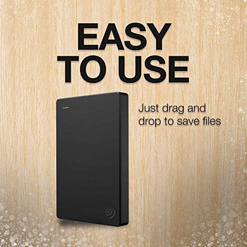 Seagate Portable 5TB External Hard Drive HDD – USB 3.0 for PC, Mac, PS4, & Xbox - 1-Year Rescue Service (STGX5000400), Black|B07VS8QCXC