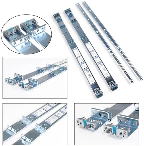 1U Static Ready Rails Kit 053D7M 53D7M Compatible with Dell PowerEdge R320 R420 R620 R330 R430 R630 R440 R640|B0DJSLV7YC