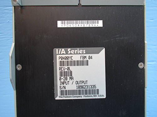 FOXBORO FBM4 0-20MA I/O MODULE REV.OS SER.I/A NIB P0400YE 102565|B00UNGFYUM
