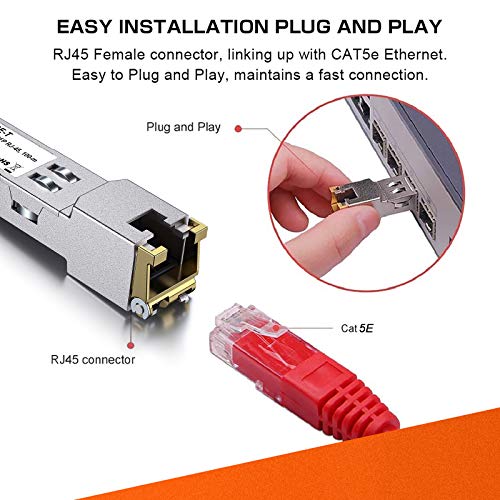 ipolex 1000Base-LX/LH SFP Transceiver, 1.25G SFP LC Fiber Module, Gigabit Single Mode Mini GBIC, 1310nm SMF, up to 20km, for Cisco GLC-LH-SMD, Ubiquiti UF-SM-1G, Meraki, TP-Link TL-SM311LS and More|B01EN33VN2