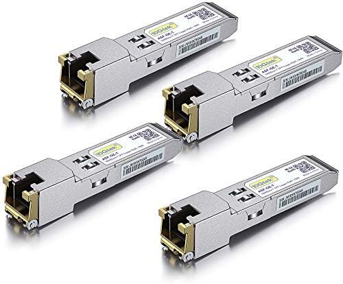 10Gtek 1000BASE-SX Gigabit SFP LC Multi-Mode Transceiver, Mini-GBIC Module for Cisco GLC-SX-MMD/GLC-SX-MM/SFP-GE-S, Ubiquiti UniFi UF-MM-1G, Meraki, Fortinet, TP-Link, 850nm, DDM, 550m, Pack of 2|B077SVS65C