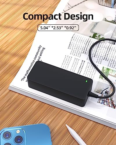 Replacement for Lenovo Thinkcentre M90q M80q M70q Neo 50q 50a 30a 22 24 27, Slim Tip Connector, All-in-one Desktop Laptop, 90W 65W|B0D26FXZBP