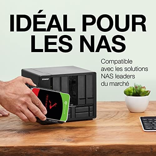 Seagate IronWolf 10TB NAS Internal Hard Drive, 3.5" SATA 6Gb/s, 7200 RPM, CMR, RAID Optimized, IronWolf Health Management – for NAS Systems (ST10000VNZ00)|B097C98J7H