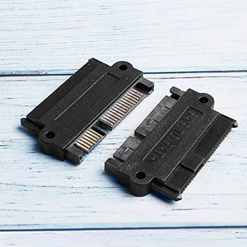 Wixine 2Pcs Main Board Small Port SAS Hard Disk Adapter SFF-8482 to SATA 22 Pin Adapter Card|B08DLXPFTX