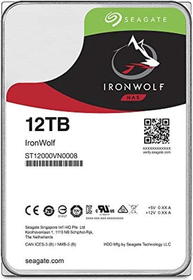 Seagate IronWolf Pro 24TB Enterprise NAS Internal HDD Hard Drive – CMR 3.5 Inch SATA 6Gb/s 7200 RPM 512MB Cache for RAID Network Attached Storage, Rescue Services (ST24000NT002)|B0CSPCFKR9
