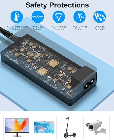 AC Adapter Charger Compatible with LaCie D2 Thunderbolt 2 3TB USB 3.0 3.5inch External Hard Drive LRD0TU3 Power Supply Cord Mains PSU|B0D9JMJS3W