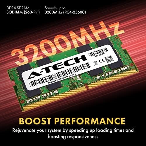 A-Tech 16GB DDR4 3200 MHz SODIMM PC4-25600 (PC4-3200AA) CL22 Non-ECC Laptop RAM Memory Module|B08KTSCYS6
