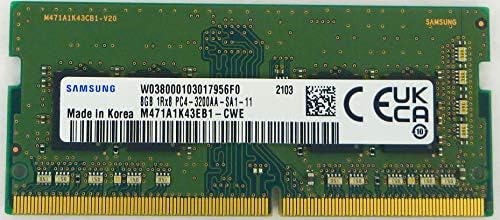 SpotMarket 8GB DDR4 3200MHz PC4-25600 1.2V 1Rx8 260-Pin SODIMM Laptop RAM Memory Module M471A1K43EB1-CWE|B08ZRSQX93