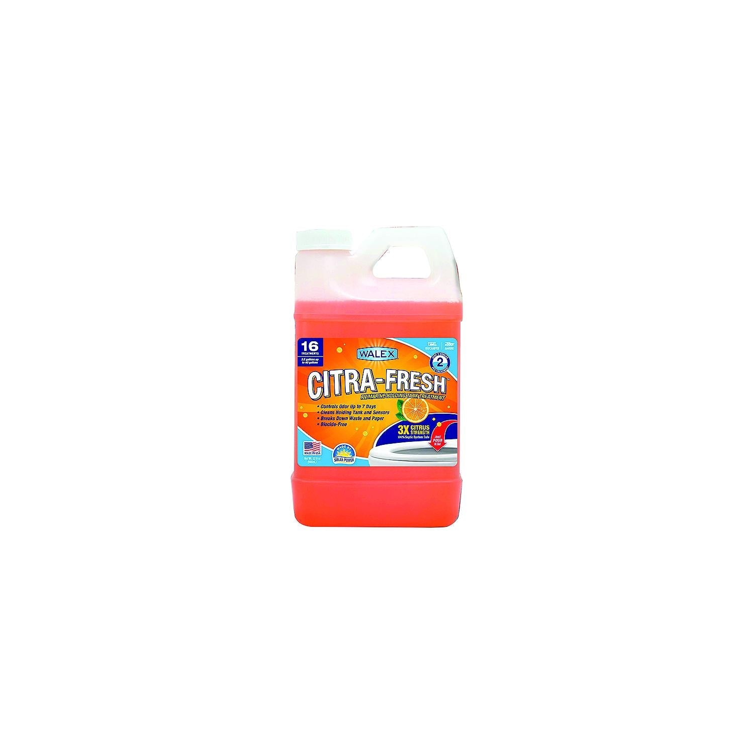 Walex Products CITRAFR32 Walex Fresh Liquid Black Tank Treatment, 32 oz.