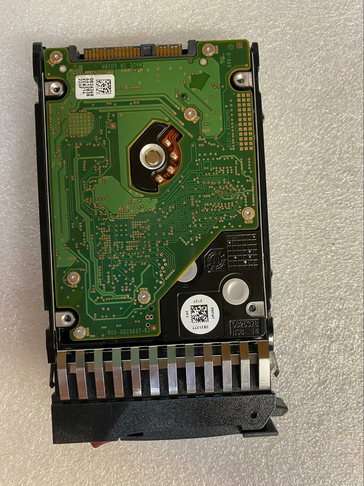 HPE 597609-003 - 600GB 10K SAS SFF HDD Label Detail | Alo Tech Solutions