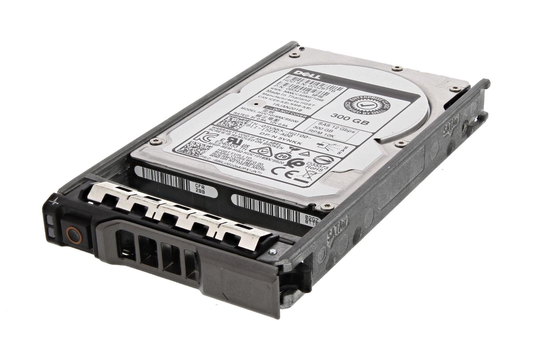 Dell 300GB SAS 10k 2.5" 12G Hard Drive 5VNKK