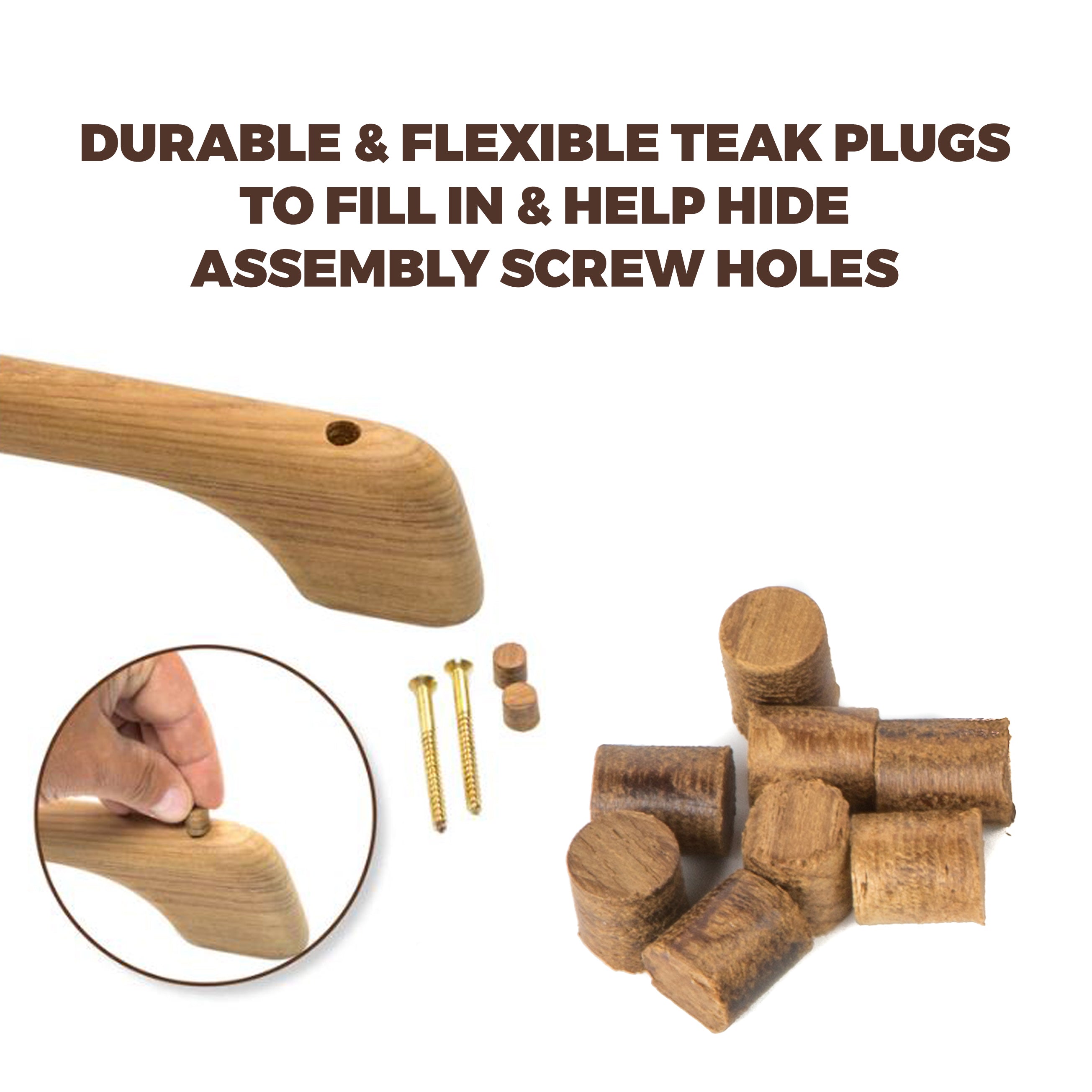 Whitecap 60151-500 3/8" Teak Plug - Pack Of 500
