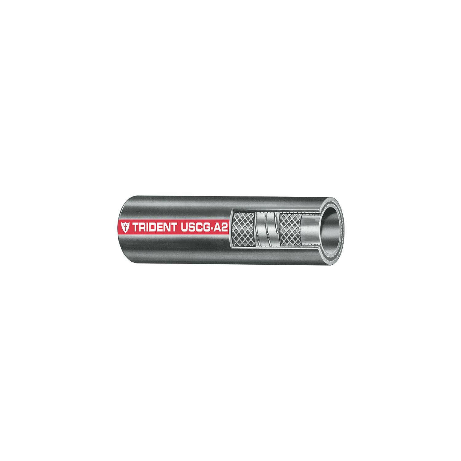 Trident Marine 327-1784 Trident Type A2 Fuel Fill Hose, 1-7/8" x 12.5'