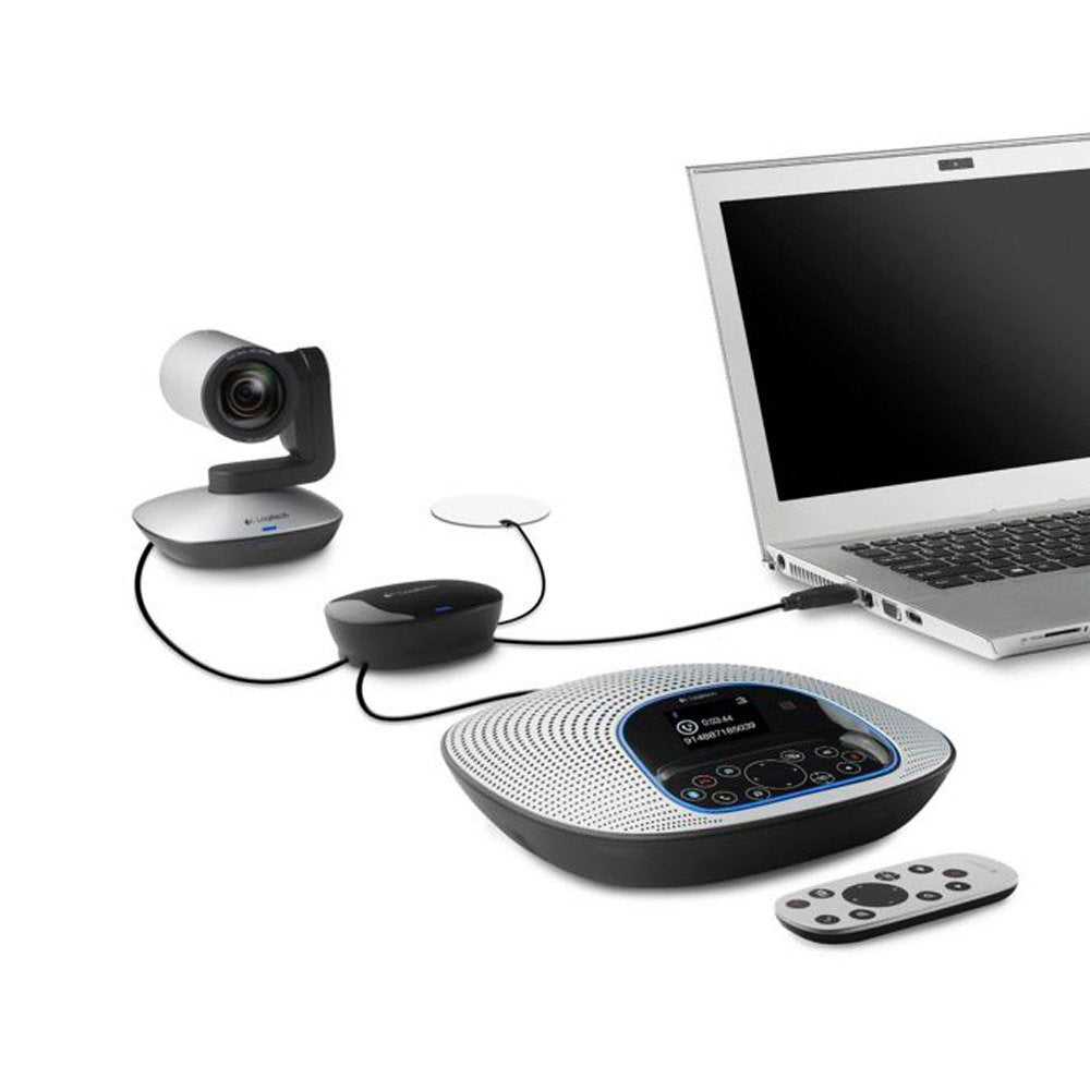 Logitech ConferenceCam CC3000e All-in-One HD Video and Audio Conferencing System, 1080p Camera and Speakerphone - aloinfousa.com