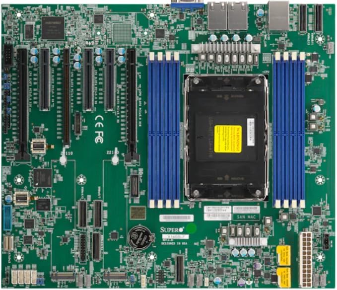 Supermicro X14SBI-F Bulk LGA-4710 Server Board | Xeon 6700/6500 | 2TB DDR5 RDIMM / 512GB MRDIMM | PCIe 5.0 x16/x8 | Dual LAN | M.2 | TPM 2.0 | Intel TXT | vPro