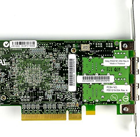 Emulex LPE12002 8Gb Dual Port Fibre Channel PCI-E FC HBA Adapter|B00OJM088Y