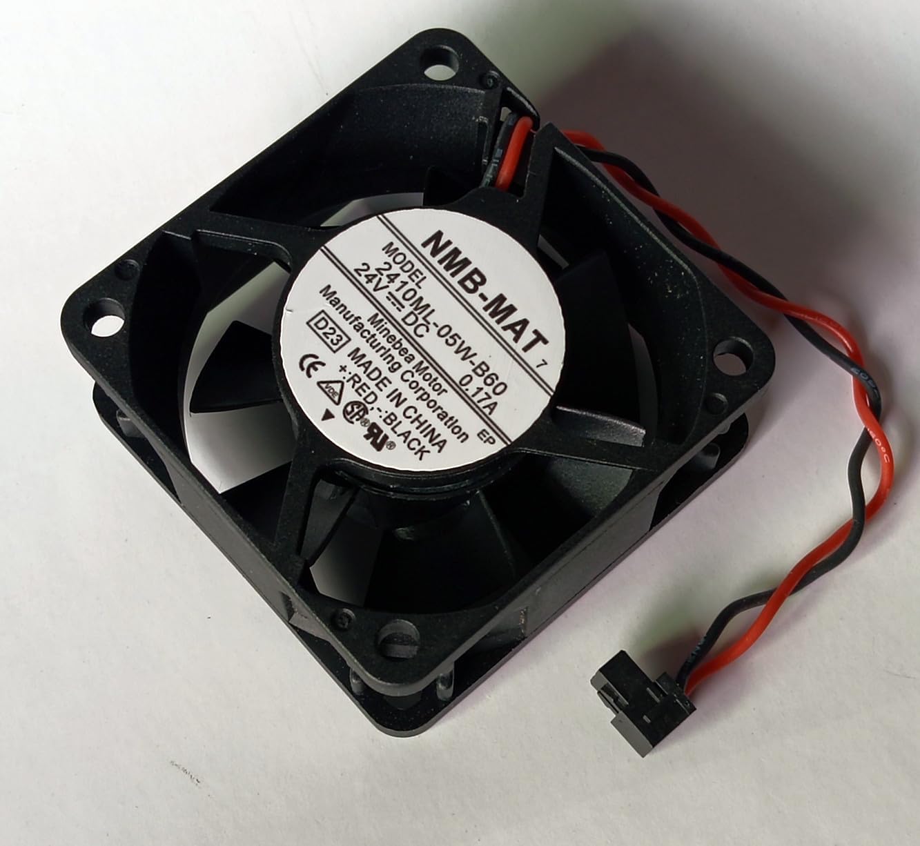 2410ML-05W-B60 DC 24V Fan 2410ML-05W-B60 DC24V 0.17A 6CM 6025 Inverter Cooling Fan