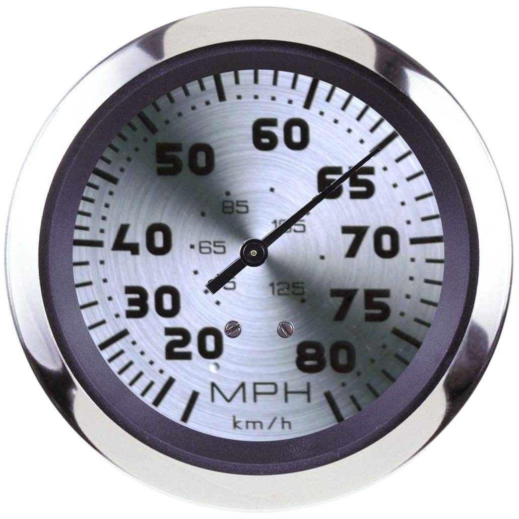 Sierra 63476P Sterling Series 3" SS Pitot Type Speedometer Gauge w/ "G" Sender, Code