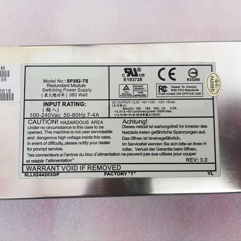 Generic PSU for Ablecom 380W Switching Power Supply SP382-TS PWS-0050-M|B0CYC3PL1P