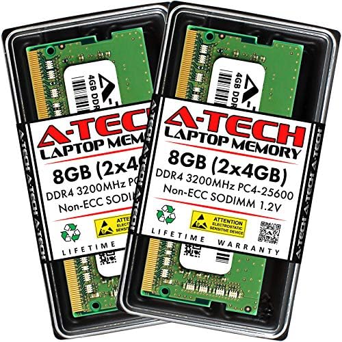 A-Tech 32GB RAM for QNAP TVS-h874 NAS | DDR4 3200MHz PC4-25600 SODIMM 2Rx8 1.2V 260-Pin Non-ECC SO-DIMM Memory Upgrade|B0CF44DK9T