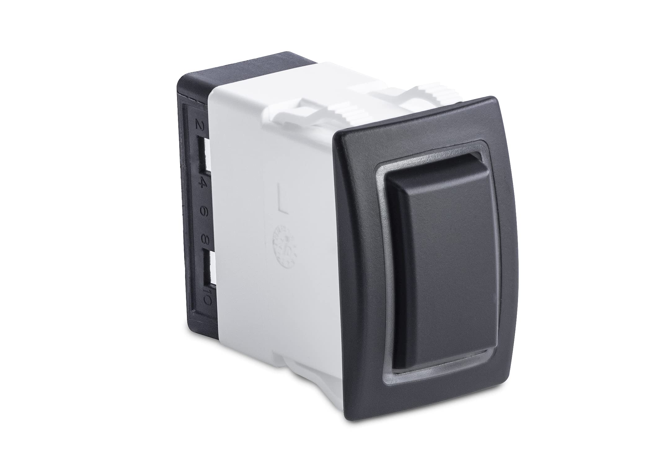 Sierra RK40630G Rocker Switch w/Halo LED Light, ON ON, SPST, Green