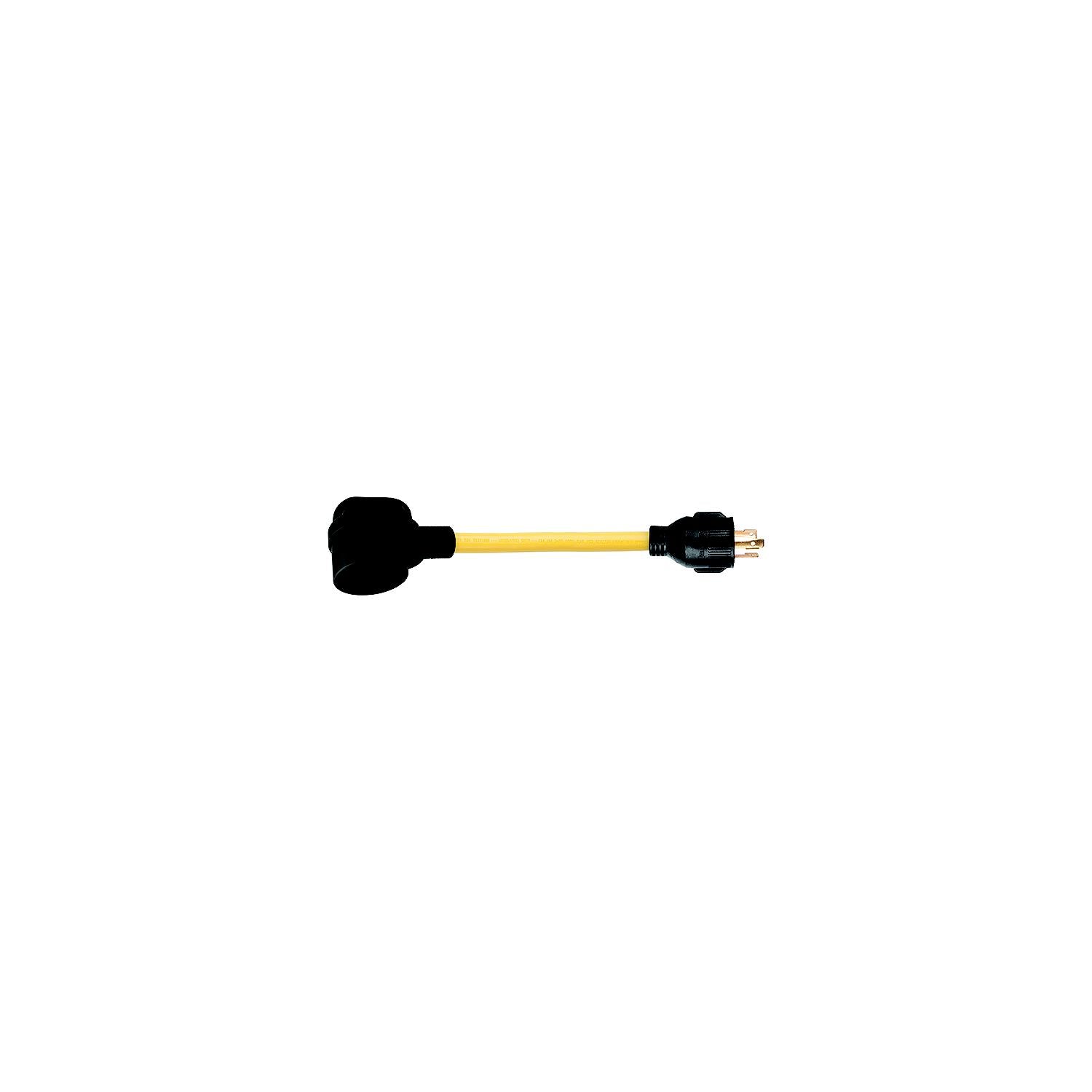 Weekender 3050GPA ParkPower RV Generator Adapter Cord, 30A/125V Locking Male to 50A 125/250V Female